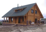 Строительство дома из оцилиндрованного бревна 272 кв.м