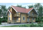 Проект дома из газобетона 218,7 кв.м КБ-08