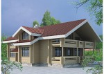 Проект дома из газобетона 261,8 кв.м КБ-74