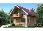 Проект дома из газобетона 186,1 кв.м КБ-33