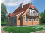 Проект дома из газобетона 174,5 кв.м КБ-37