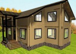 Проект дома из газобетона Бородки 144 кв.м