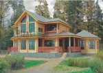 Проект дома из оцилиндрованного бревна 216,2 м2 ОБ-93