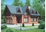Проект дома из оцилиндрованного бревна 197,8 м2 ОБ-58
